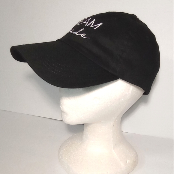 "Team Bride" Embroidery Cotton Bachelorette Party Wedding Adjustable Cap Hat - Picture 6 of 10